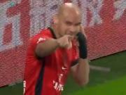 成都2-1战胜铁人，费利佩与席尔瓦进球，热菲尼奥扳回一球